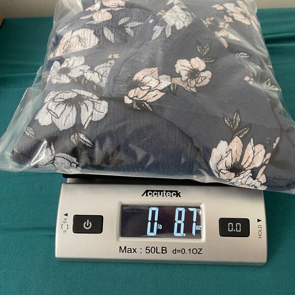 Torrid Crinkle Gauze Smocked Button Front Top 2X Floral Blue Fairy Cottagecore - Picture 13 of 13